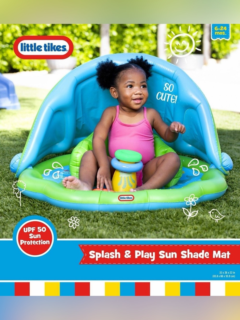Little Tikes Splash and Play Mat With Sun Shade